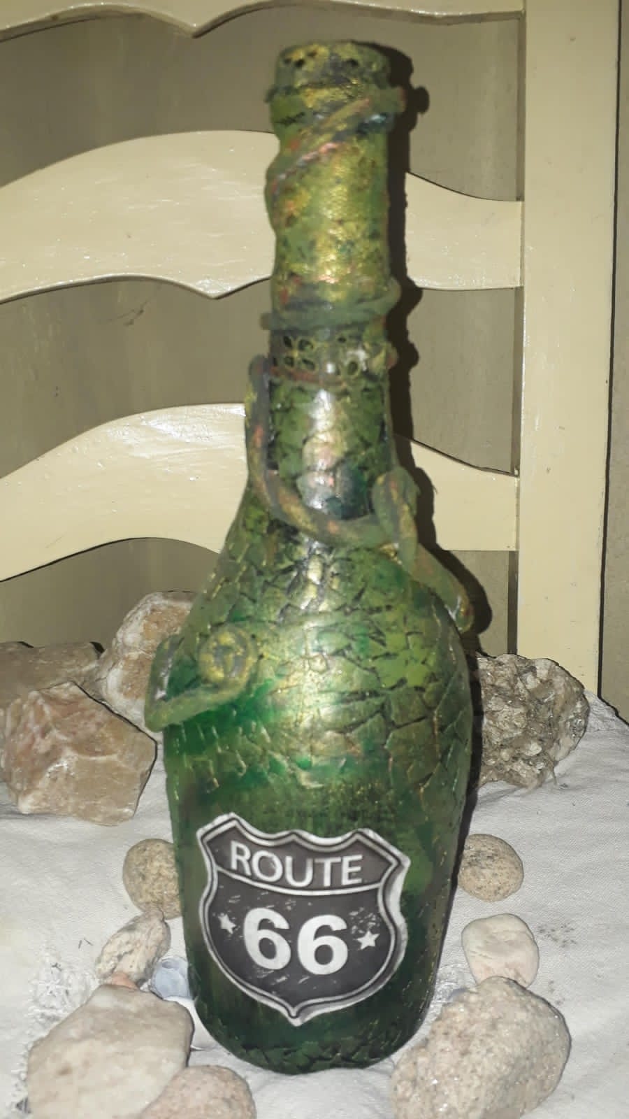 botella reciclada